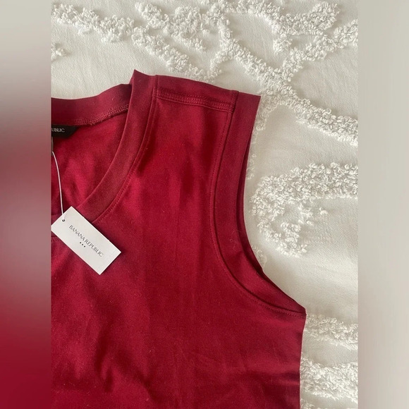 Banana Republic Cotton-Sateen Muscle Tank - Picture 5 of 11